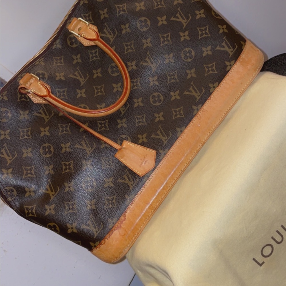 Louis Vuitton Brown and Tan Monogram Bag